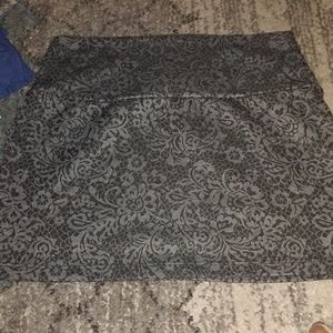 Women's floral mini skirt